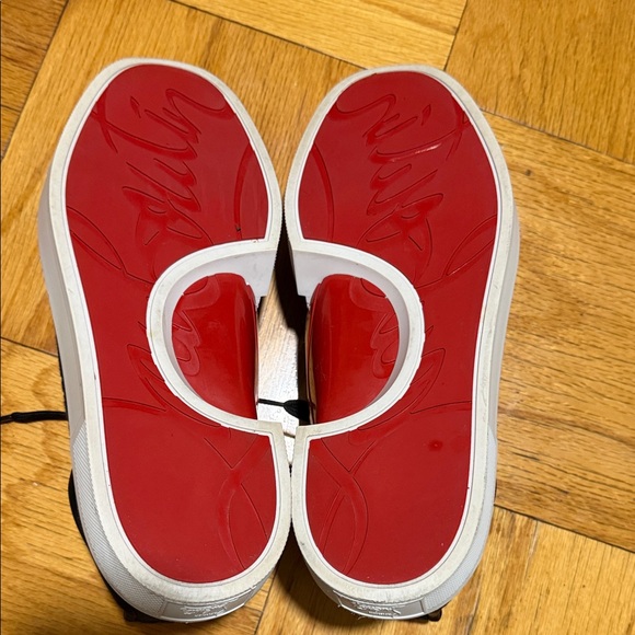 Christian Louboutin Adolon Junior Black and White Men's Sneakers - Picture 4 of 6